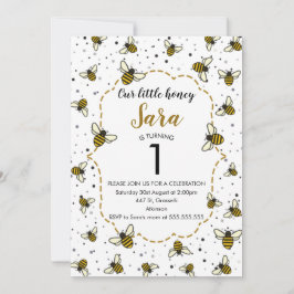 Honingbijen 1e verjaardag kaart