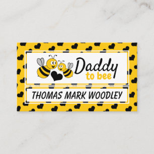 Honingbijen, Baby shower Ticket Invitation Informatiekaartje