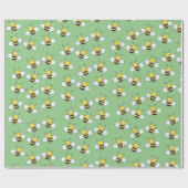 Honingbijen Cadeaupapier (Vlak)