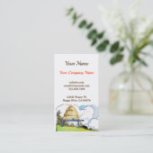  honingbijen en aangepaste Visitekaartje voor bije (Staand voorkant)