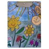 Honingbijen en -bloemen klembord (Voorkant)