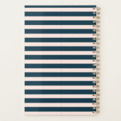 honingbijen en wilde bloemen, grote illustratie planner (Achterkant)