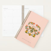 honingbijen en wilde bloemen, grote illustratie planner (Display)