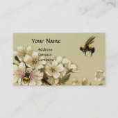 HONINGBIJEN EN WILDE ROZEN MONOGRAM Pearl Visitekaartje (Voorkant)