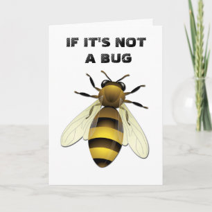 Honingbijen Feestdagen Kaart