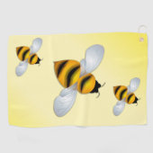 Honingbijen Golfhanddoek (Horizontaal)