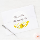 Honingbijen Honeycomb Aangepaste zeep Label Sticke (Envelop)