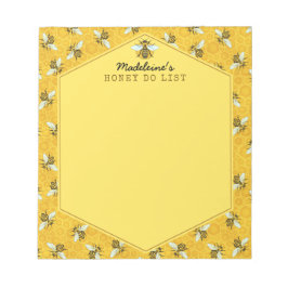 Honingbijen Honeycomb Bumble Bee Honey Do List Aan Notitieblok
