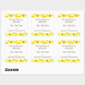 Honingbijen Honeycomb Editable 3-inch Square Stick Vierkante Sticker (Vel)