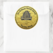 Honingbijen honingbijen Goud Apiary Label | Honing (Tas)