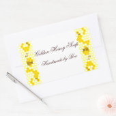 Honingbijen, honingraat, aangepaste Stickers voor (Envelop)