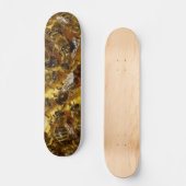 Honingbijen in Hive met koningin in midden Skateboard (Voorkant)