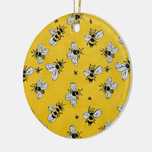 Honingbijen Keramisch Ornament