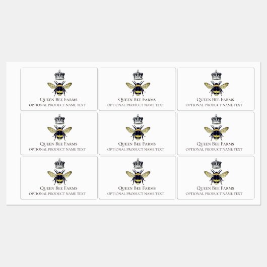 Honingbijen Labels (Vel)