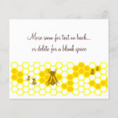 Honingbijen Labels voor honingbijen/brochure Flyer (Achterkant)