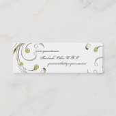 Honingbijen Mini Visitekaartje (Achterkant)