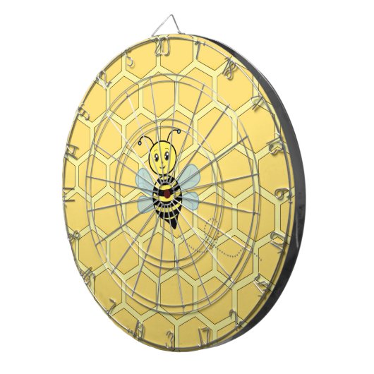 Honingbijen op Honeycomb Dartbord (Voorkant Rechts)