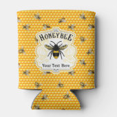 Honingbijen personaliseren blikjeskoeler (Achterkant)