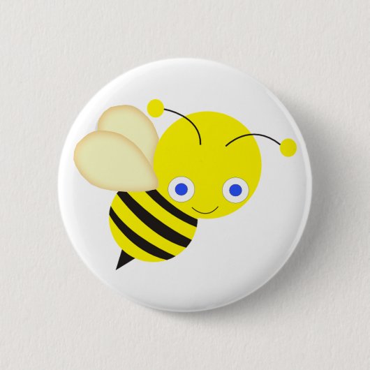Honingbijen Ronde Button 5,7 Cm (Voorkant)