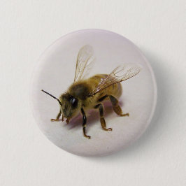 Honingbijen Ronde Button 5,7 Cm