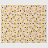 Honingbijen! Verpakkingspapier Cadeaupapier (Vlak)