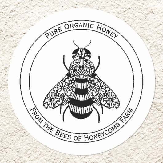 Honingbijenapiary Ronde Sticker