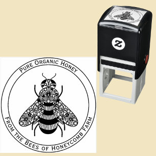 Honingbijenapiary Zelfinktende Stempel