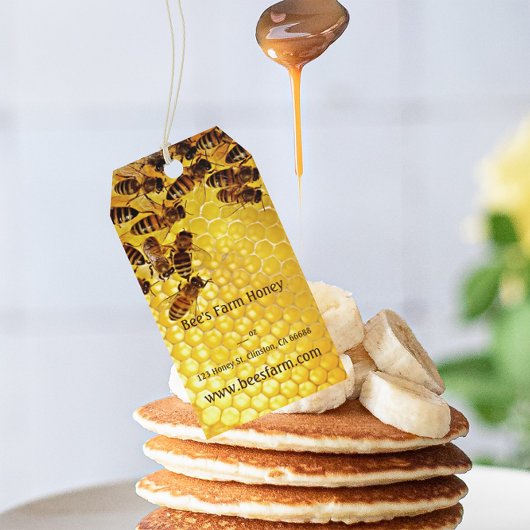 Honingbijenbietenverkoper Apiarist Aangepast Cadeaulabel