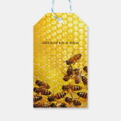 Honingbijenbietenverkoper Apiarist Aangepast Cadeaulabel (Achterkant)