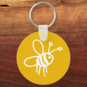 Honingbijengeel Sleutelhanger (Voorkant)