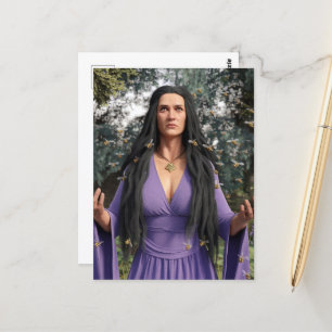 Honingbijengodin in het Paarse Briefkaart