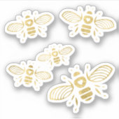 Honingbijengoud Sticker (Voorkant)