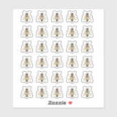Honingbijenimkersnetjes Sticker (Vel)