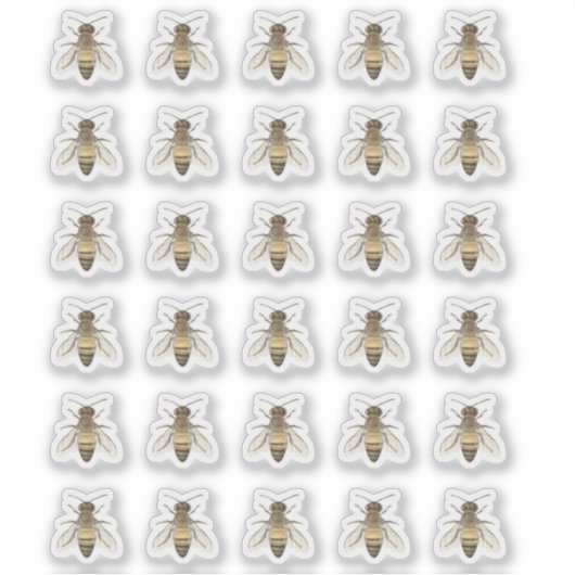 Honingbijenimkersnetjes Sticker (Voorkant)