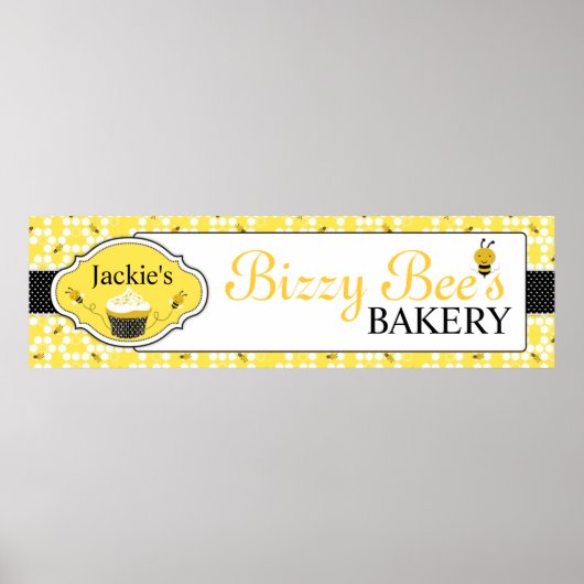 Honingbijenkorps voor bakkerij poster (Voorkant)