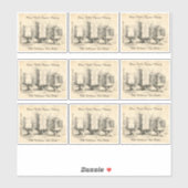 honingbijenkorven sticker (Vel)