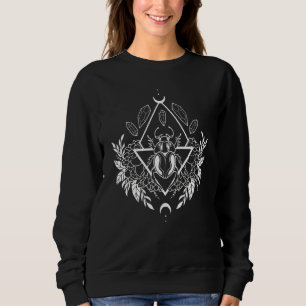Honingbijenkruin Fase Crystals Gothic Punk Style Trui