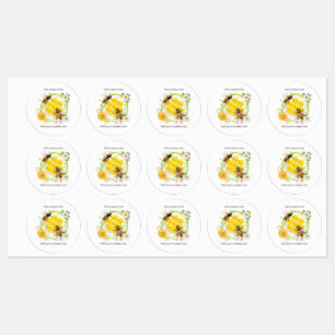 Honingbijenliefhebber bijenteelt labels