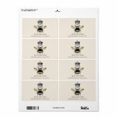 Honingbijenproducten Apiary Etiket (Full Sheet)
