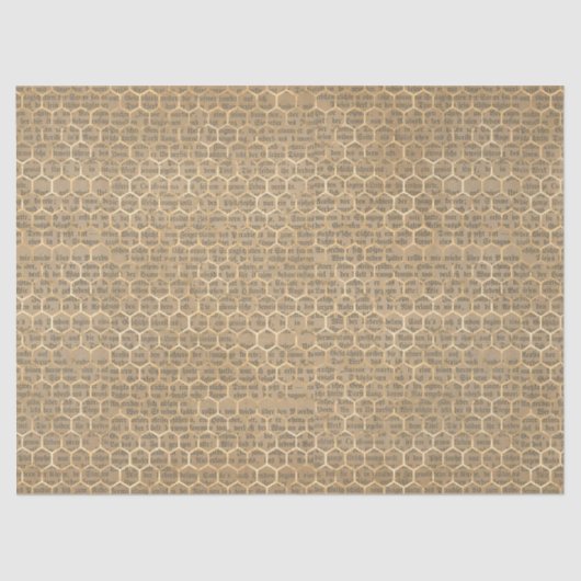 honingbijenserie Design 1 Weefselpapier Tissuepapier (Voorkant)