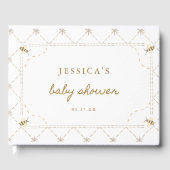 Honingbijenthema Baby Shower Gastenboek (Voorkant)