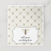 Honingbonpatroon (Buitenkant ongevouwen)