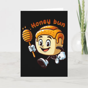 Honingbroodje valentijns zoete gebakdessert kaneel kaart