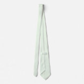 Honingdauw Meloen Groen met Beige Pinstripes Stropdas (Achterkant)