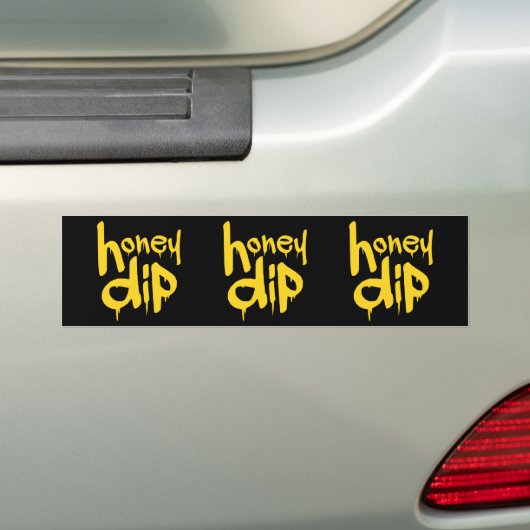 honingdip bumpersticker (Op auto)