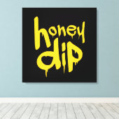 honingdip canvas afdruk (Insitu (Houten vloer))