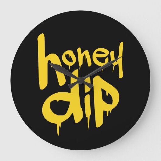 honingdip grote klok (Voorkant)