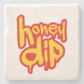 honingdip stenen onderzetter (Voorkant)