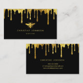 honingdruppels voor bijen visitekaartje (Voorkant / Achterkant)