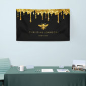 honingdruppels voor goudglitter spandoek (Beurs)